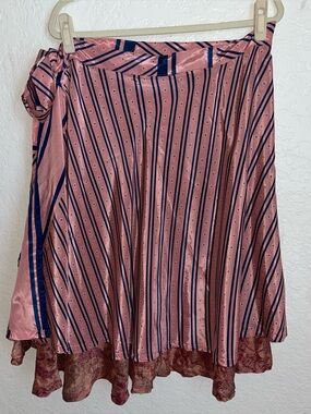 Vintage just cruising wrap Boho tie skirt swim cover-up women’s large XL